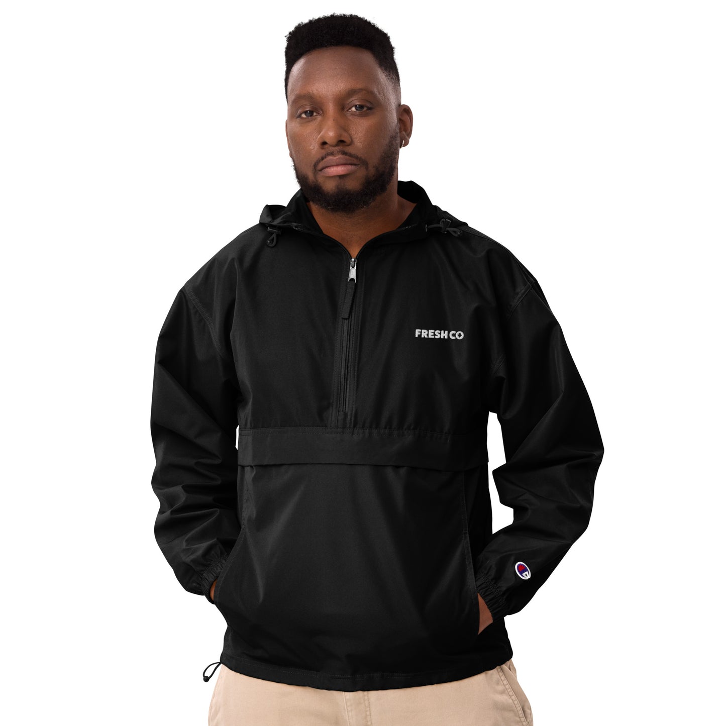 Freshco Embroidered Champion Packable Jacket